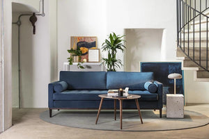 Living Room Décor Ideas Around Your Blue Sofa