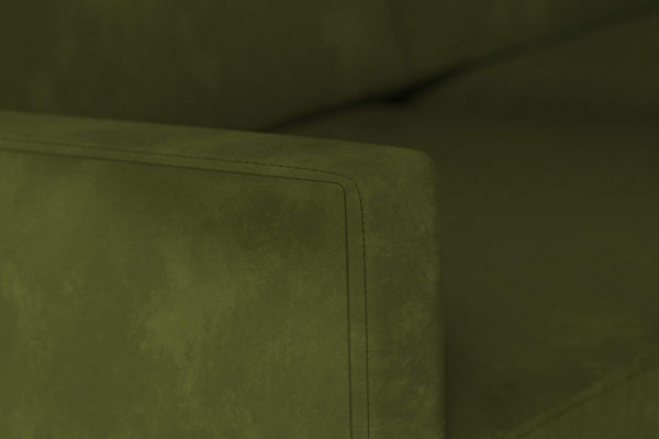 Vine image 3 - Model 01 2 seater in Vine Velvet Arm Detail