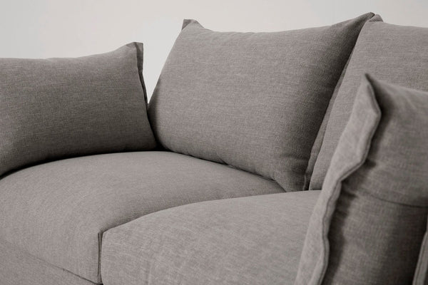 Shadow Image 4 - Model 06 2 Seater Left Corner Sofa in Shadow Cushion Detail