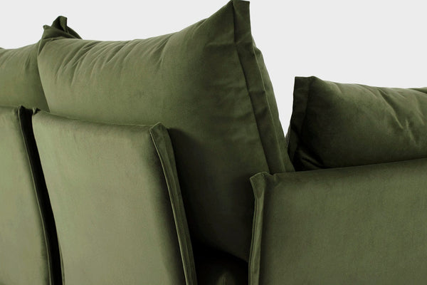 Vine Image 4 - Model 06 2 Seater Right Corner Sofa in Vine Back Detail