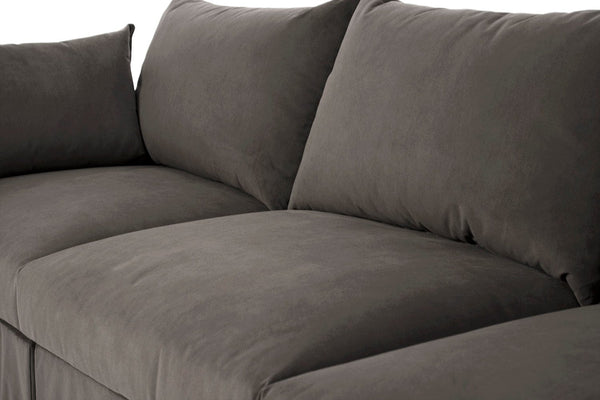 Elephant Image 5 - Model 06 3 Seater Left Corner Sofa in Elephant Seat Detail