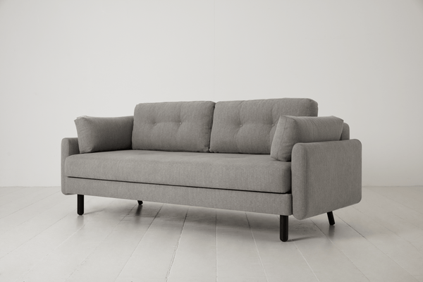 Shadow image 3 - Model 04 3 Seater in Shadow Linen Side View Sofa