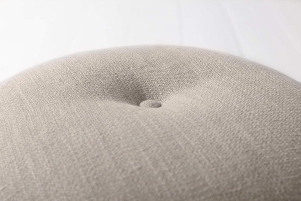 Pumice image 2 - Model 00 Stool in Pumice Linen Button Detail