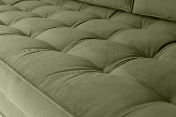 Vine image 5 - Model 02 3 Seater in Vine Velvet Seat Detail