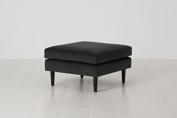 Charcoal Image 2 - Model 01 Footstool - Side view View