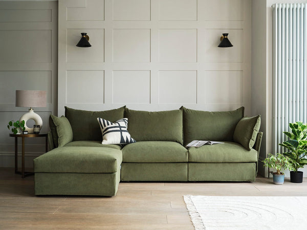 Vine Image 9 - Model 06 3 Seater Left Corner Sofa in Vine Lifestyle 1