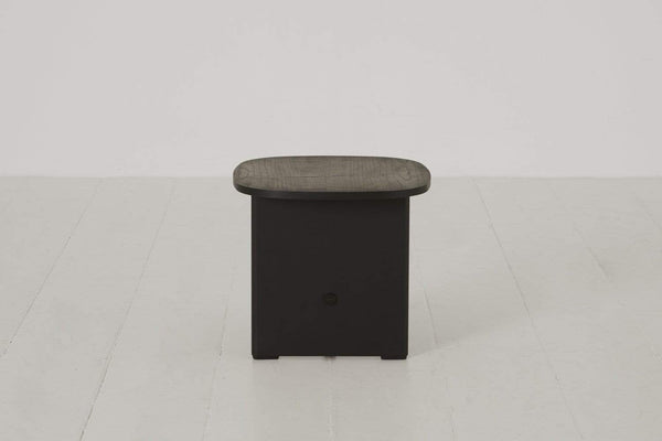 Dark Ash Image 3 - Small Side Table - Rear view