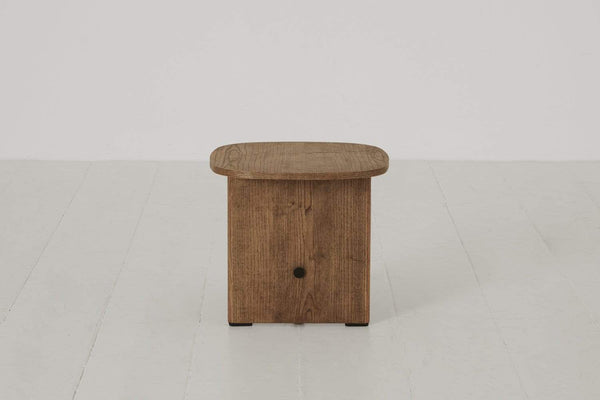 Mid Ash Image 3 - Small Side Table - Rear view