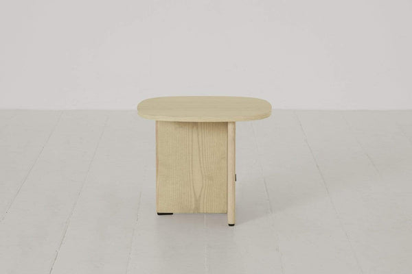 Light Ash Image 2 - Small Side Table - Side profile