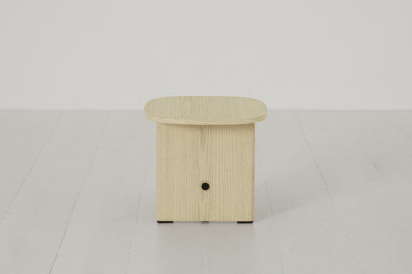 Light Ash Image 3 - Small Side Table - Rear view