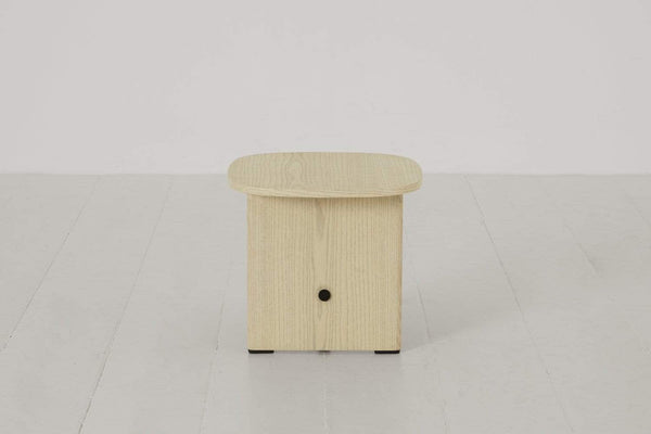 Light Ash Image 3 - Small Side Table - Rear view