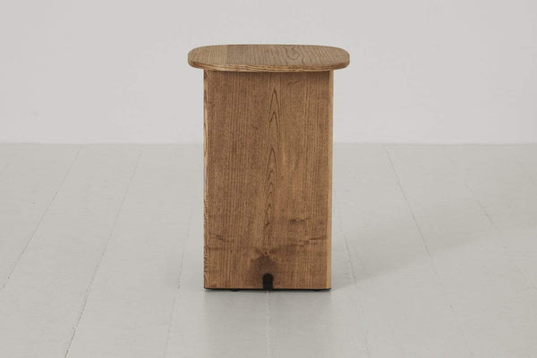 Mid Ash Image 3 - Large Side Table - Rear view