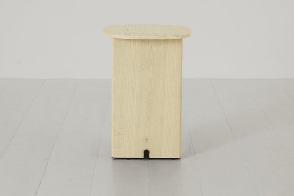 Light Ash Image 3 - Large Side Table - Rear view