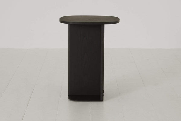 Dark Ash image 2 - Large Side Table - Side profile