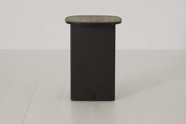 Dark Ash Image 3 - Large Side Table - Rear view