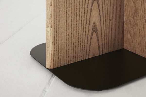 Mid Ash Image 6 - Large Side Table - Leg detail