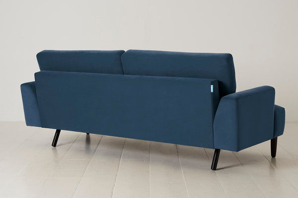 Teal Image 3 - Model 05 3 Seater in Teal Velvet - Back View