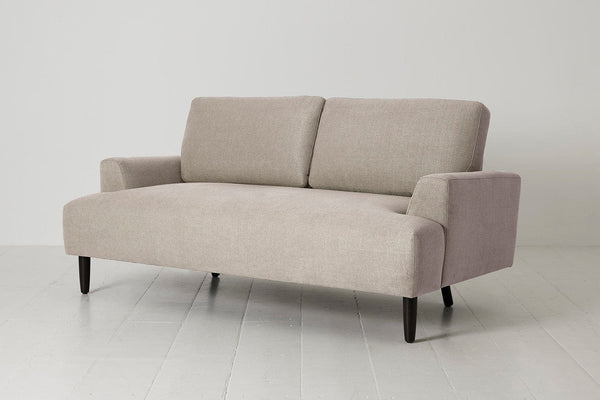 Pumice Image 2 - Model 05 2 Seater in Pumice Linen - Side View