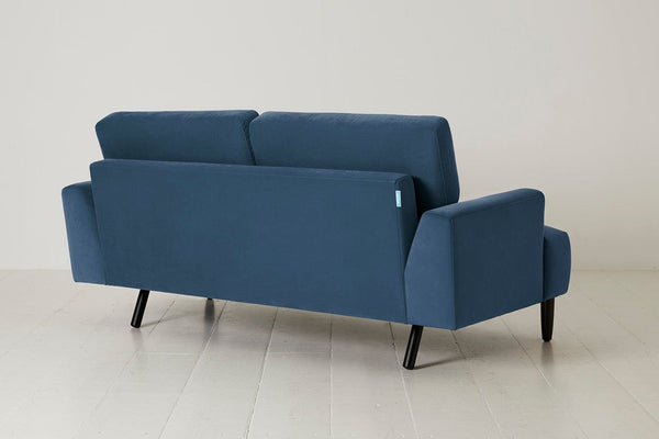 Teal Image 3 - Model 05 2 Seater in Teal Velvet - Back View