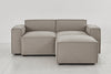 Pumice image 1 - Model 03 2 Seater Right Chaise in Pumice Linen Front View