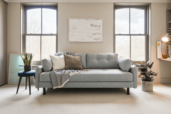 Seaglass image 13 - Model 04 3 Seater in Seaglass Linen Sofa Lifestyle