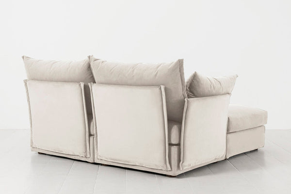 Bone Image 2 - Model 06 2 Seater Right Corner Sofa Side View