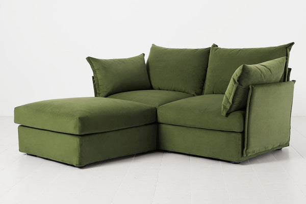 Vine Image 2 - Model 06 2 Seater Left Corner Sofa in Vine Side View