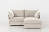 Bone Image 1 - Model 06 2 Seater Right Corner Sofa Front View